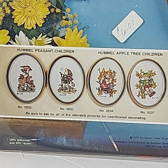 Vintage Paragon Needlecraft Esquisite HUMMEL Stitchery Kit Umbrella Children NEW - Picture 5 of 7